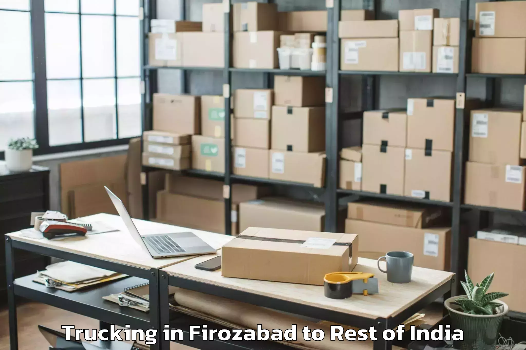 Easy Firozabad to Tirwaganj Trucking Booking